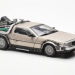 DeLorean DMC-12 Time Machine Back to the Future Plata Sun Star 1:18 - image 6 of 8