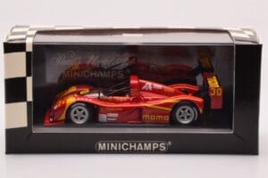 Ferrari 333 SP #30 MOMO M. Papis / D. Theys / B. Wollek Daytona 24 Hours 2nd Place 1996 Minichamps 1:43 430967430 Metal - imagen 4 de 4