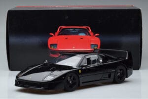 Ferrari F40 Lightweight Negro Kyosho 1:18 08412BK Metal - imagen 12 de 12