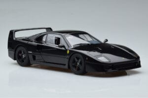 Ferrari F40 Lightweight Negro Kyosho 1:18 08412BK Metal - imagen 8 de 12
