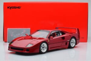 Ferrari F40 Rojo Metalizado Asia Exclusive Kyosho 1:18 08416RM-G Metal - imagen 14 de 14