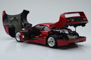 Ferrari F40 Rojo Metalizado Asia Exclusive Kyosho 1:18 08416RM-G Metal - imagen 6 de 14