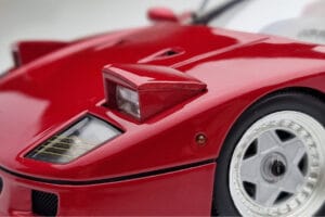Ferrari F40 Rojo Metalizado Asia Exclusive Kyosho 1:18 08416RM-G Metal - imagen 10 de 14