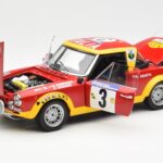 Fiat 124 Abarth #3 Barbasio / Sodano East African Safari Rally 1974 Sun Star 1:18 4952 - image 2 of 8
