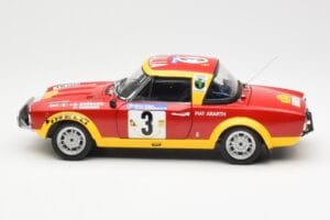 Fiat 124 Abarth #3 Barbasio / Sodano East African Safari Rally 1974 Sun Star 1:18 4952 Metal - imagen 4 de 8