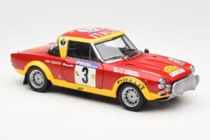 Fiat 124 Abarth #3 Barbasio / Sodano East African Safari Rally 1974 Sun Star 1:18 4952 Metal - imagen 6 de 8