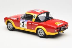 Fiat 124 Abarth #3 Barbasio / Sodano East African Safari Rally 1974 Sun Star 1:18 4952 Metal - imagen 7 de 8