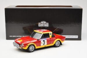 Fiat 124 Abarth #3 Barbasio / Sodano East African Safari Rally 1974 Sun Star 1:18 4952 Metal - imagen 8 de 8