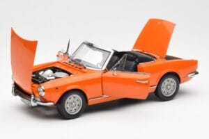 Fiat 124 BS Naranja Sun Star 1:18 4906 Metal - imagen 2 de 8