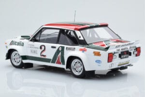 Fiat 131 Abarth Alitalia #2 W. Röhrl / C. Geistdörfer Rally Monte Carlo 1978 Kyosho 1:18 08376G Metal - imagen 7 de 10