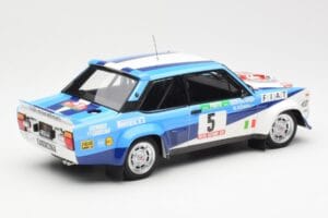 Fiat 131 Abarth #5 Team Fiat Works Rally Portugal 1980 Kyosho 1:18 08376A Metal - imagen 3 de 8