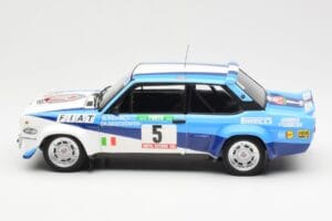 Fiat 131 Abarth #5 Team Fiat Works Rally Portugal 1980 Kyosho 1:18 08376A Metal - imagen 4 de 8