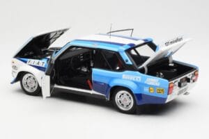 Fiat 131 Abarth #5 Team Fiat Works Rally Portugal 1980 Kyosho 1:18 08376A Metal - imagen 5 de 8