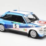 Fiat 131 Abarth #5 Team Fiat Works Rally Portugal 1980 Kyosho 1:18 08376A Metal - image 6 of 8