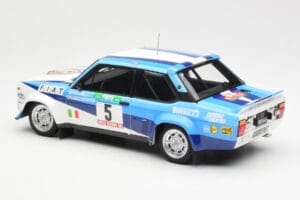Fiat 131 Abarth #5 Team Fiat Works Rally Portugal 1980 Kyosho 1:18 08376A Metal - imagen 7 de 8