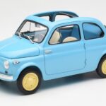 Fiat Nuova 500 Celeste Azul Kyosho 1:18 08966LB