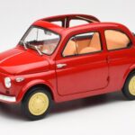 Fiat Nuova 500 Coral Rojo Kyosho 1:18 08966R
