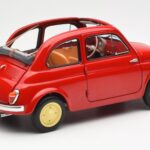 Fiat Nuova 500 Coral Rojo Kyosho 1:18 08966R - image 3 of 8