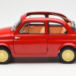 Fiat Nuova 500 Coral Rojo Kyosho 1:18 08966R - image 4 of 8