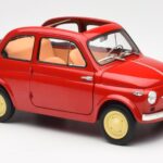 Fiat Nuova 500 Coral Rojo Kyosho 1:18 08966R - image 6 of 8