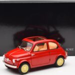 Fiat Nuova 500 Coral Rojo Kyosho 1:18 08966R - image 8 of 8