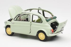 Fiat Nuova 500 Clear Verde Kyosho 1:18 08966LG Metal - imagen 5 de 8