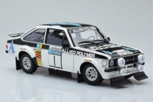 Ford Escort RS 1800 Allied Polymer #1 T. Makinen / H. Liddon Winner RAC Rally 1975 Minichamps 1:18 100758401 Metal - imagen 6 de 8