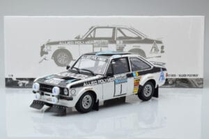 Ford Escort RS 1800 Allied Polymer #1 T. Makinen / H. Liddon Winner RAC Rally 1975 Minichamps 1:18 100758401 Metal - imagen 8 de 8
