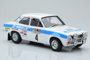 Ford Escort Mk1 RS1600 Night Version #4 R. Clark / T. Mason RAC Rally 1972 IXO 1:18 18RMC101 Metal - imagen 4 de 6