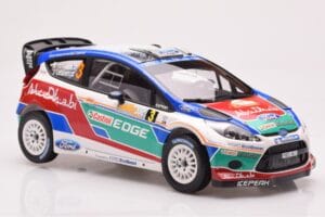 Ford Fiesta RS WRC Ford Abu Dhabi #3 M. Hirvonen / J. Lehtinen Winner Rally Australia 2011 Minichamps 1:18 151110803 Metal - imagen 4 de 6