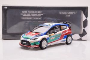 Ford Fiesta RS WRC Ford Abu Dhabi #3 M. Hirvonen / J. Lehtinen Winner Rally Australia 2011 Minichamps 1:18 151110803 Metal - imagen 6 de 6