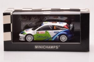 Ford Focus RS WRC #4 R. Kresta / J. Tomanek Rally Monte Carlo 2005 Minichamps 1:43 400058404 Metal - imagen 4 de 4