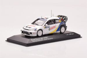Ford Focus RS WRC #4 M. Martin / M. Park Neste Rally Finland Winners 2003 Minichamps 1:43 400038304 Metal - imagen 2 de 4