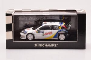 Ford Focus RS WRC #4 M. Martin / M. Park Neste Rally Finland Winners 2003 Minichamps 1:43 400038304 Metal - imagen 4 de 4