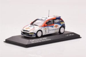Ford Focus RS WRC #5 C. McRae / N. Grist Rally Acropolis Winner 2002 Minichamps 1:43 430028905 Metal - imagen 2 de 4