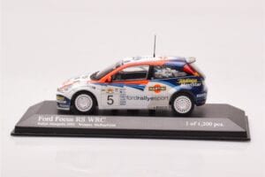 Ford Focus RS WRC #5 C. McRae / N. Grist Rally Acropolis Winner 2002 Minichamps 1:43 430028905