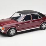 Ford Granada Mk1 Rojo Oscuro Metalizado Negro Mate MCG 1:18 MCG18393