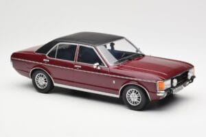 Ford Granada Mk1 Rojo Oscuro Metalizado Negro Mate MCG 1:18 MCG18393 Metal - imagen 4 de 6