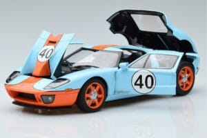 Ford GT Gulf Livery AUTOart 1:18 80513 Metal - imagen 2 de 8
