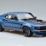 Ford Mustang Boss Cobra Ruffian Cars Azul GT Spirit 1:18 - image 4 of 6