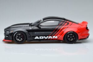 Ford Mustang S550 LB Works Liberty Walk Advan GT Spirit 1:18 KJ035 Resina - imagen 3 de 6