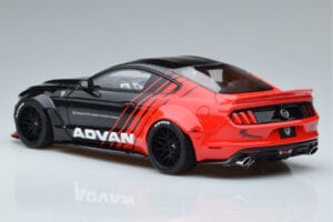 Ford Mustang S550 LB Works Liberty Walk Advan GT Spirit 1:18 KJ035 Resina - imagen 5 de 6