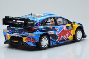 Ford Puma Rally1 WRC #7 P-L. Loubet / N. Gilsoul Rally Sweden 2023 IXO 1:18 18RMC154B Metal - imagen 2 de 6