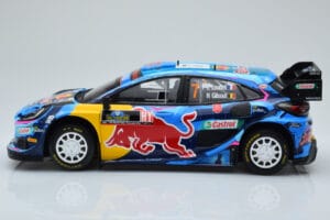 Ford Puma Rally1 WRC #7 P-L. Loubet / N. Gilsoul Rally Sweden 2023 IXO 1:18 18RMC154B Metal - imagen 3 de 6