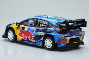 Ford Puma Rally1 WRC #7 P-L. Loubet / N. Gilsoul Rally Sweden 2023 IXO 1:18 18RMC154B Metal - imagen 5 de 6