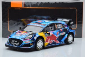 Ford Puma Rally1 WRC #7 P-L. Loubet / N. Gilsoul Rally Sweden 2023 IXO 1:18 18RMC154B Metal - imagen 6 de 6