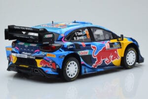 Ford Puma Rally1 WRC #8 O. Tanak / M. Jarveoja Winner Rally Sweden 2023 IXO 1:18 18RMC154A Metal - imagen 2 de 6