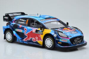 Ford Puma Rally1 WRC #8 O. Tanak / M. Jarveoja Winner Rally Sweden 2023 IXO 1:18 18RMC154A Metal - imagen 4 de 6
