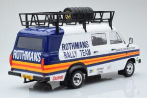 Ford Transit Mk2 Van Team Rothmans Rally Assistance IXO 1:18 18RMC057XE Metal - imagen 2 de 6