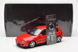 Honda Civic EG6 VTEC Rojo LCD 1:18 LCD18018-RE Metal - imagen 11 de 11